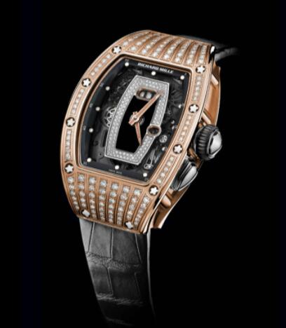 Richard Mille RM037 Rose Gold diamond Replica Ladies Watch